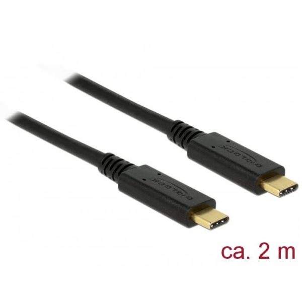 Câble USB 3.1 (5Gbps) Type C Mâle / Mâle 2m - 83668