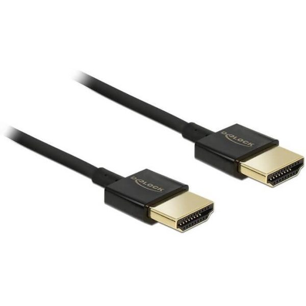 Câble vidéo HDMI High speed fin 4K 2m - 84773