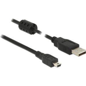 Câble USB 2.0 A mini USB 5 points 0,5m - 84911