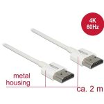Câble vidéo Premium HDMI High Speed 3D 4K 2m - 85137