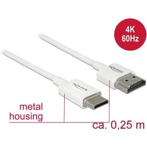 Câble vidéo Premium HDMI - Mini HDMI C 3D 4K 0,25m - 85140