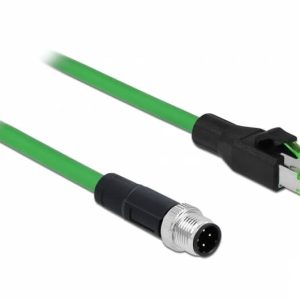 Cordon réseau RJ45 - M12 5 contacts codage D 2m - 85438