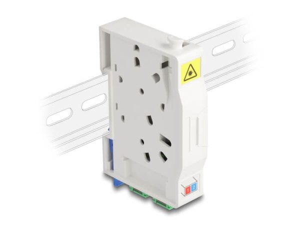 Adaptateur fibre rail Din 2xSC/APC Simplex Monom. - 85935