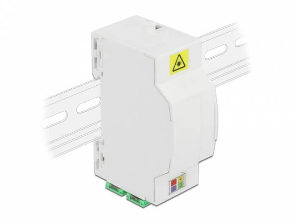 Adaptateur fibre rail Din 4xSC/APC Simplex Mono. - 86543