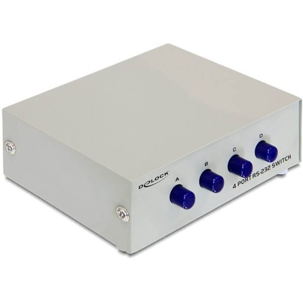 Switch 4x DB9 M vers 1 DB9 F RS232/422/485 - 87589