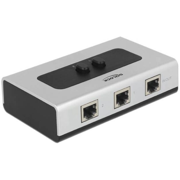 Switch RJ45 10/100/1000Mbits 2 vers 1 manuel - 87673