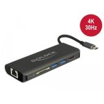 Dockstation USB Type C 3.1 >HDMI +RJ45 +3 USB +CR - 87721