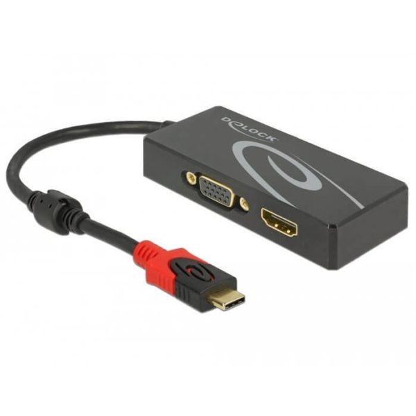 Adaptateur USB Type C > HDMI + VGA DP Alt Mode - 87730