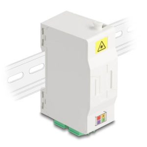 Adaptateur fibre rail Din 4xLC/APC Duplex Monomode - 88098