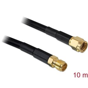 Câble antenne RP-SMA M> RP-SMA F 10m low loss - 88432