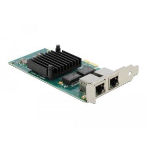 Carte réseau PCIe 2 ports Giga RJ45 dual bracket - 88502