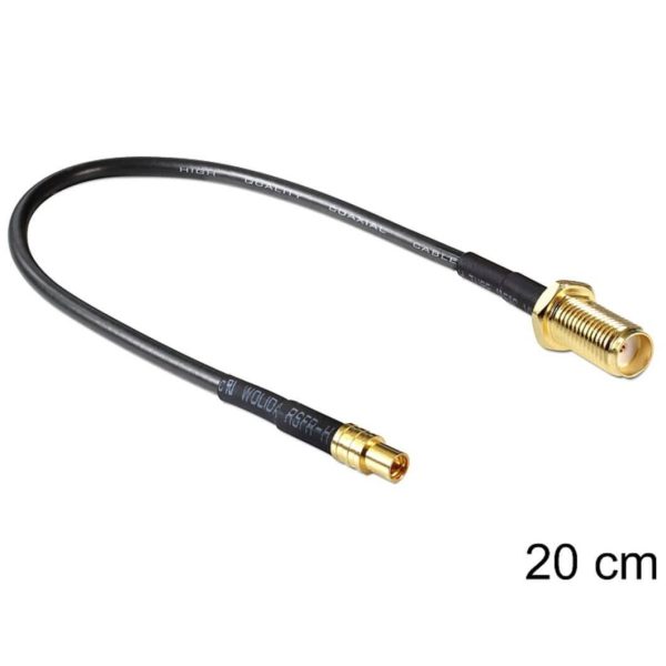 Câble antenne SMA F > MMCX F 20cm - 88579