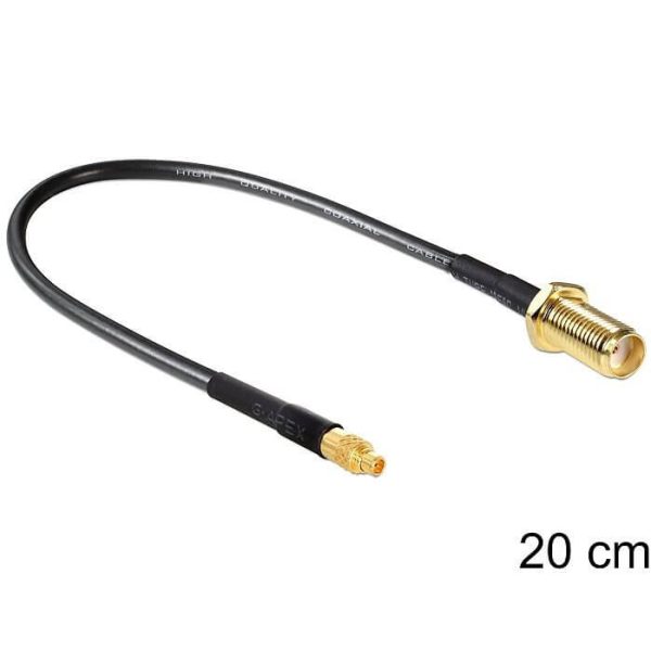 Câble antenne SMA F > MMCX M 20cm - 88580