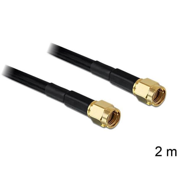 Câble antenne RP-SMA M >RP-SMA M 2m LMR195 Lloss - 88656