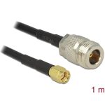 Câble antenne RP-SMA M > N F 1m LMR195 low loss - 88684