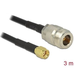 Câble antenne RP-SMA M > N F 3m LMR195 low loss - 88686
