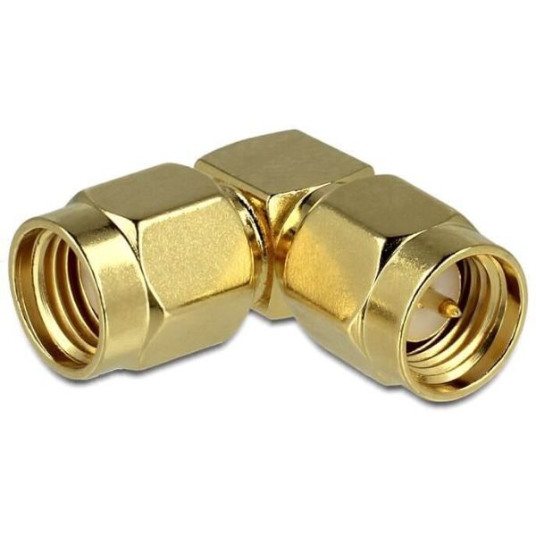 Adaptateur RP-SMA mâle > SMA mâle 90° - 88826