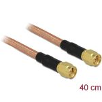 Câble antenne SMA M > SMA M 0,4m RG-142 low loss - 88894