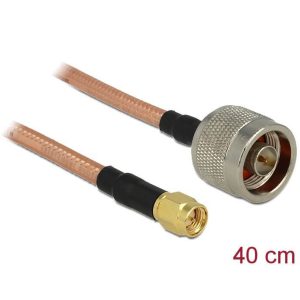 Câble antenne N M > SMA M 0,4m RG-142 low loss - 88896