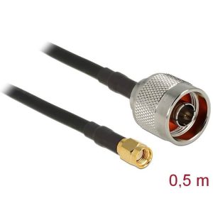 Câble antenne N M > RP-SMA M 0,5m CFD200 low loss - 88937