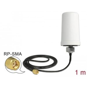 Antenne Wifi ac RP-SMA mâle 3dBi omni câble 1m - 88985