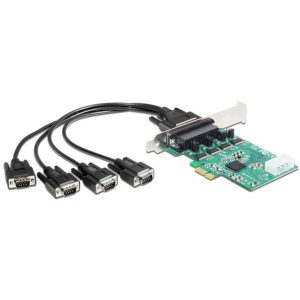 Carte PCI Express 4 RS232 High speed Alim POS - 89335