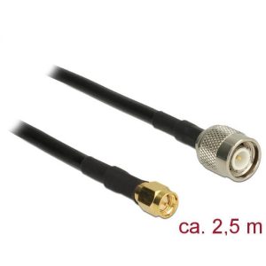 Câble antenne TNC M > SMA M 2,5m CFD200 low loss - 89506