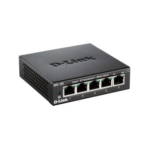 Switch 5 ports 10/100 Mbits Boîtier  Métallique - DES-105/E