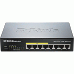 Switch Desktop 8 Ports Giga dont 4 PoE at 60W - DGS-1008P