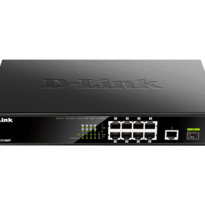 8 ports Giga PoEaf/at (125W) + 1 port Giga & 1 SFP - DGS-1010MP/E