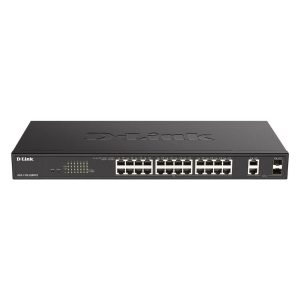 Switch EasySMART 24 Giga PoEat 370W + 2 combo SFP - DGS-1100-26MPV2/E