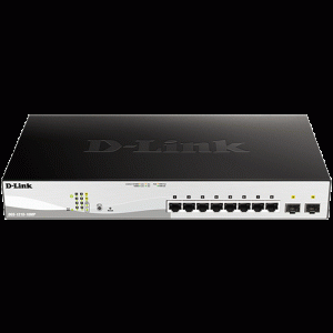 Switch SMART+ avec 8 Giga PoE 802.3at 130W + 2 SFP - DGS-1210-10MP/E
