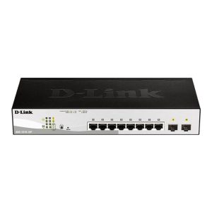 Switch SMART+ avec 8 Ports Giga PoEat 65W et 2 SFP - DGS-1210-10P/E
