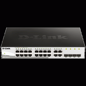 Switch Web SMART avec 16 Ports Giga + 4 Combo SFP - DGS-1210-16/E