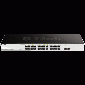 Switch SMART+ avec 24 Ports Giga et 2 Ports SFP - DGS-1210-26/E