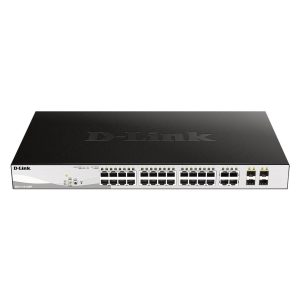 Switch SMART+ 24 Giga PoE at 370W + 4 Combo SFP - DGS-1210-28MP/E