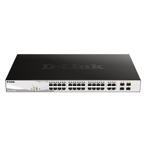Switch SMART+ 24 Giga PoE at 370W + 4 Combo SFP - DGS-1210-28MP/E