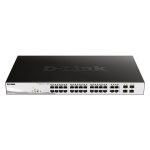 Switch 19'' SMART+ 24 GE PoEat 193W + 4 Combo SFP - DGS-1210-28P/E