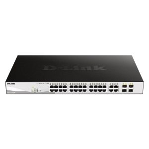 Switch 19'' SMART+ 24 GE PoEat 193W + 4 Combo SFP - DGS-1210-28P/E
