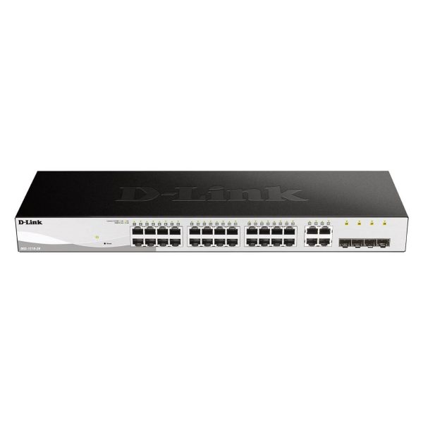Switch SMART+ avec 24 ports Giga et 4 Combo T/SFP - DGS-1210-28/E
