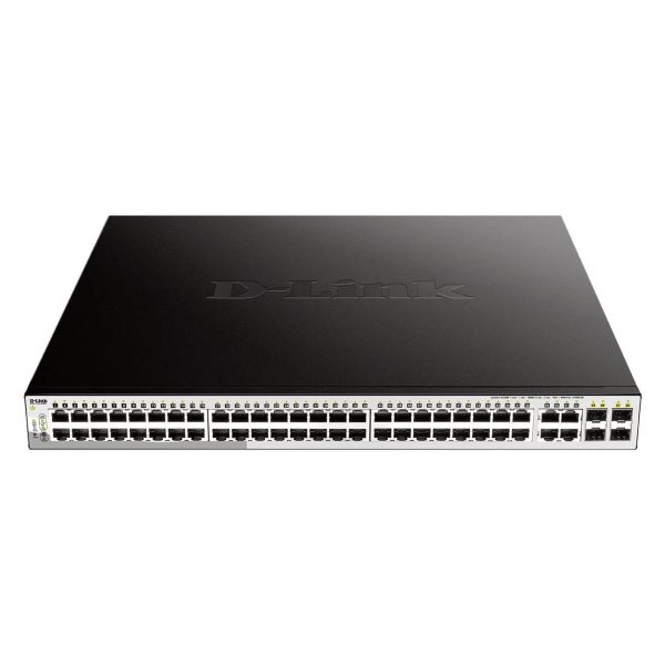 Switch SMART+ 48 Giga PoE at 370W + 4 Combo SFP - DGS-1210-52MP/E