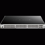 Smart Pro 48 Ports Giga PoE at 370W + 4 SFP+ - DGS-1510-52XMP/E