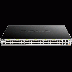 Smart Pro 48 Ports Giga PoE at 370W + 4 SFP+ - DGS-1510-52XMP/E