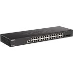 Switch L2 24 Ports Giga +  4 Ports SFP Giga - DGS-2000-28