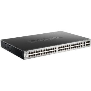 xStack 54 Ports Giga + 2 Ports 10G & 4 Ports SFP+ - DGS-3130-54TS/E