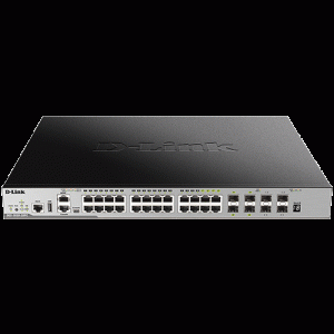 Switch L3 24 Gig PoE at 370W +4 ComboSFP & 4 SFP+ - DGS-3630-28PC/SI/E