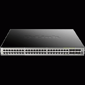 Switch L3 48 Gig PoEat 370W +4 Combo SFP & 4 SFP+ - DGS-3630-52PC/SI/E