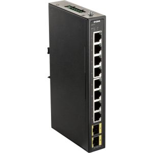 Switch Industriel 8 Ports Gigabit + 2 Ports SFP - DIS-100G-10S