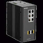 Switch L2 Indus. 6 Ports Giga dont 4 PoE + 2 SFP - DIS-300G-8PSW