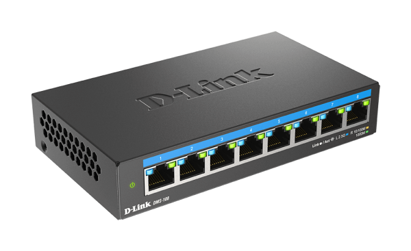 Switch non Manageable 8 Ports Multigigabit 2,5Gps - DMS-108/E